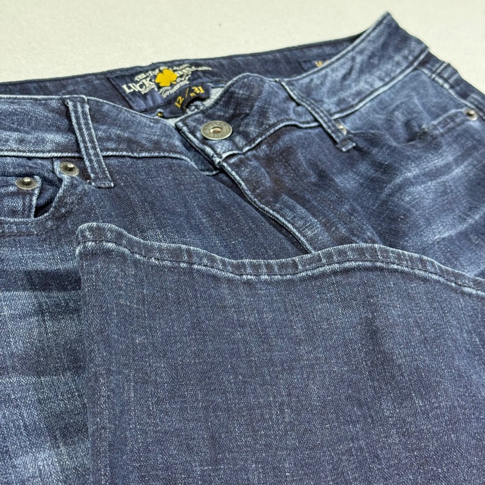Lucky Brand Lolita Bootcut Jeans Dark Wash Denim Blue Womens 12/31 Regular